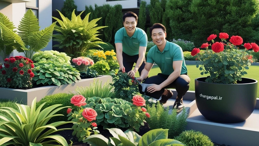 نگهداری، آبیاری و زیباسازی فضای سبز آپارتمان و محوطه