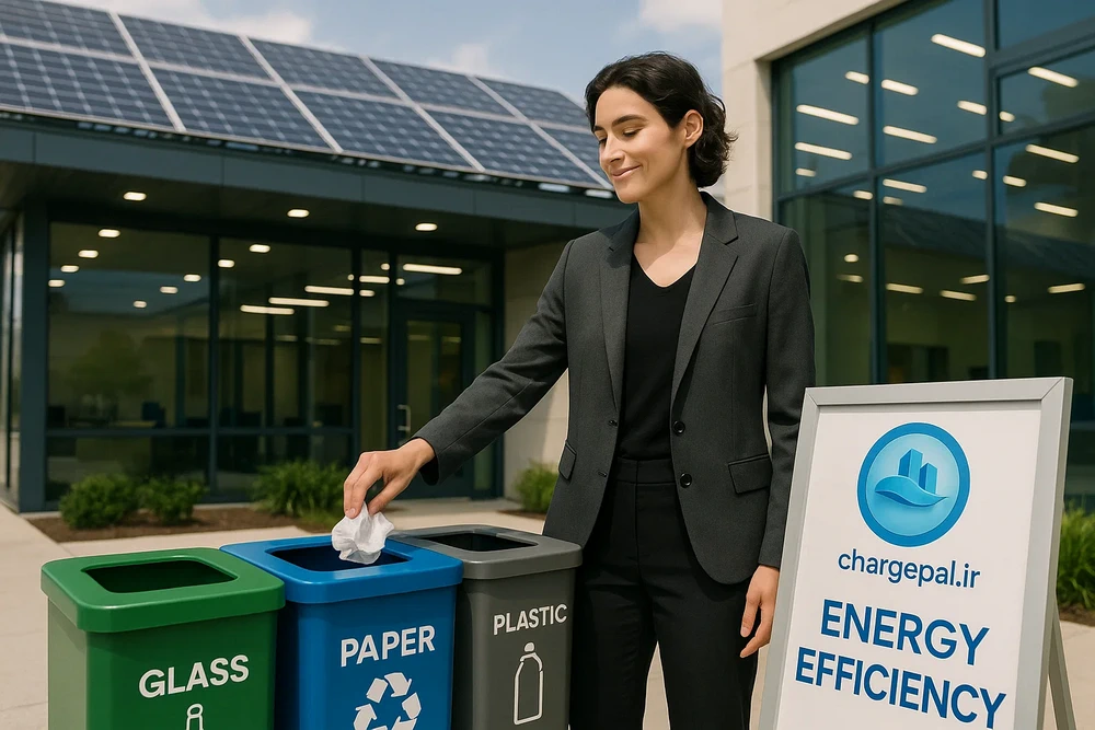 مدیریت بهینه انرژی و پسماند در ساختمانهای بزرگ تجاری و اداری