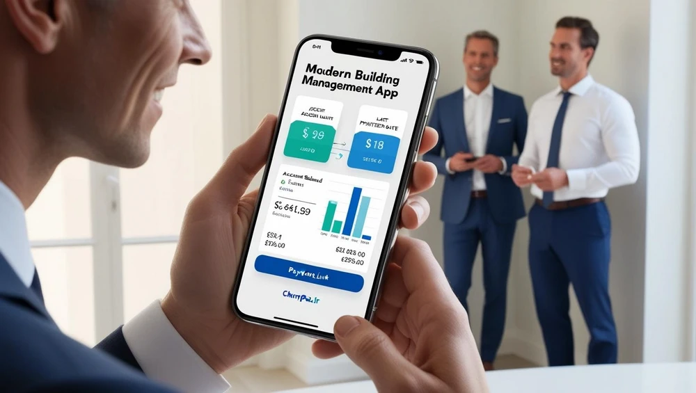 داشبورد آنلاین امن برای مشاهده لحظهای وضعیت مالی ساکنین