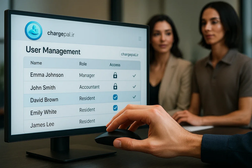 مدیریت سطوح دسترسی کاربران در نرمافزار ساختمان